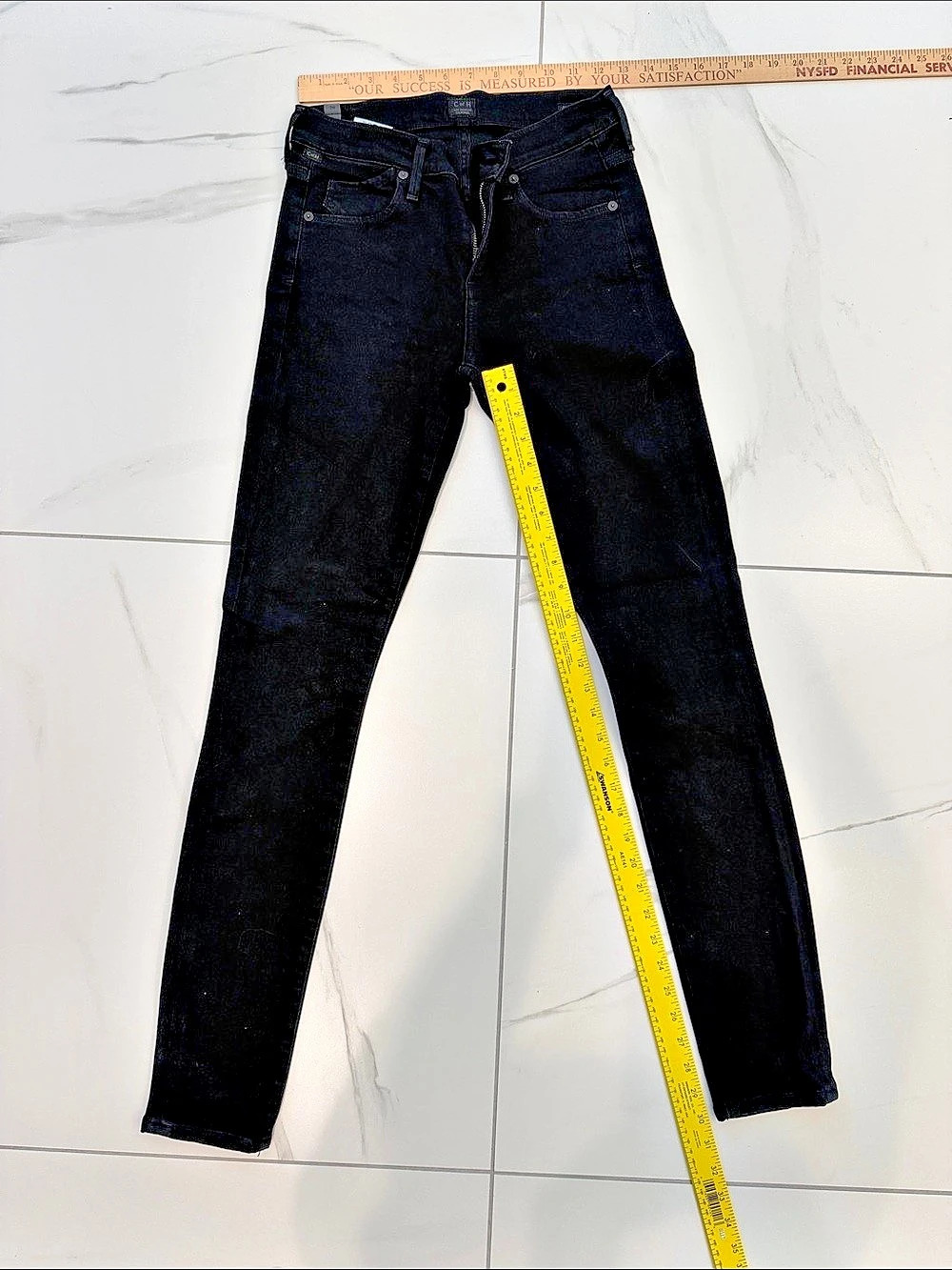 Citizens of Humanity Auden Skinny Jeans in Black Waist 26 Like New